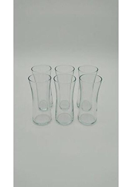 6'lı Kulpsuz Şeffaf Cam Rakı Bardağı Seti Desensiz 6 Parça modelleri