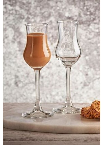 6'lı Grappa Bardak Seti 95 ml Şeffaf Cam Kokteyl Sunumları İçin fiyatları