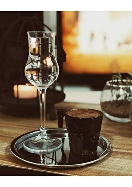 6'lı Grappa Bardak Seti 95 ml Şeffaf Cam Kokteyl Sunumları İçin modelleri