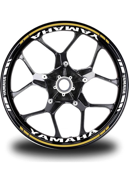 Neon Sarı Yamaha mt 10 Sp Takım Jant Sticker Etiket