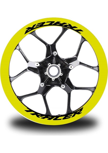 Tracer Yazılı 8li Jant Içi Yazı Sticker Etiket