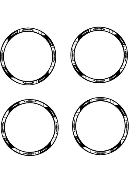 Bajaj N250 Jant Sticker Baskılı Beyaz Etiket Modeli modelleri