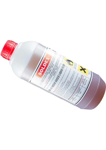 Soldex ASR41 5 Lt - Reçine Bazlı Kırmızı Lehim Suyu