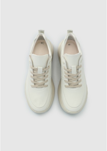 Beyaz Deri Erkek Sneaker indirimleri