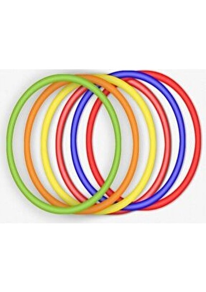 Hulahop Çember 60 cm Çap 5'li Paket Karışık Renkli fırsatları