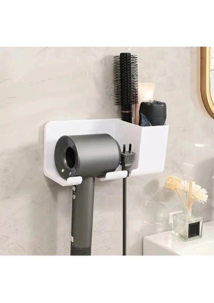 Saç Kurutma Makinesi ve Eşya Düzenleyici Beyaz Renk modelleri