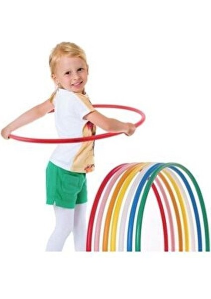 20 Adet Hulahop Renkli Çember 60 cm