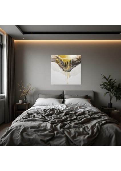 :temperli Cam Kare Tablo, Cam Tablo, Uv Baskı, CTT010