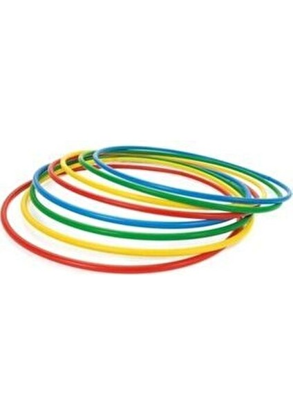 Renkli Hulahop Çember 60 cm 10 Adet