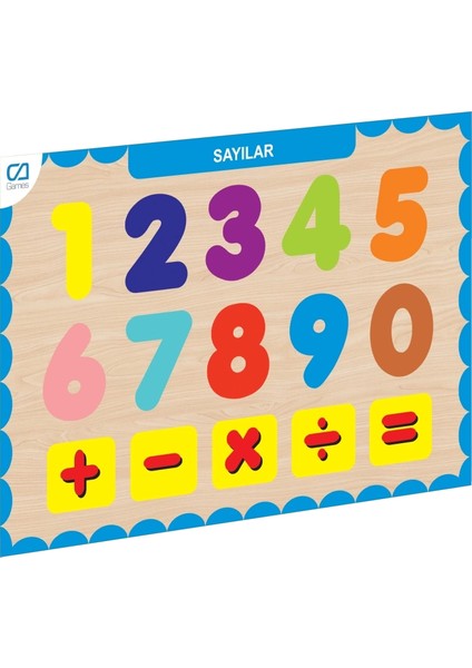 CAAHS-3207 Ca Games Ahşap Sayılar Bul-Tak fiyatları