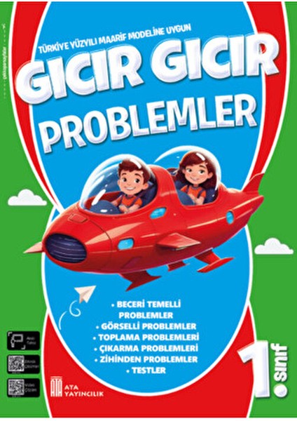 1. Sınıf Eğlenceli Matematik Kitabı Gıcır Gıcır Problemler 72 Sayfa fiyatları