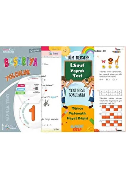 1. Sınıf Başarıya Yolculuk 500 Sayfa Türkçe Yaprak Test Kitabı fiyatları