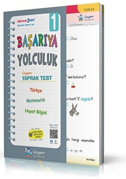 1. Sınıf Başarıya Yolculuk 500 Sayfa Türkçe Yaprak Test Kitabı modelleri