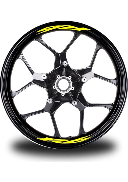 R6 Yazılı 8li Jant Içi Yazı Sticker Etiket