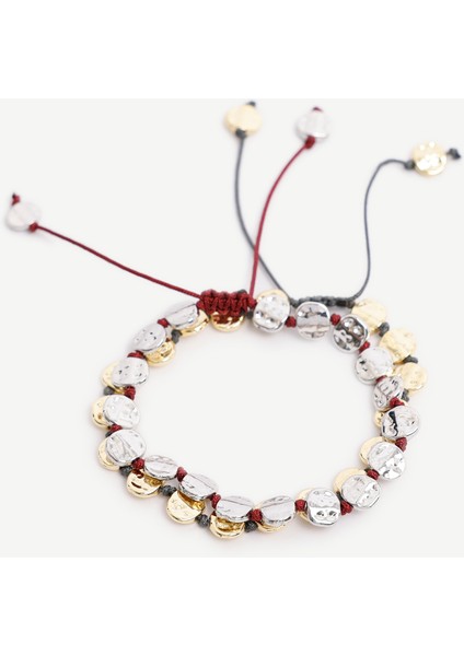 Gold ve Silver Detaylı Bileklik Seti