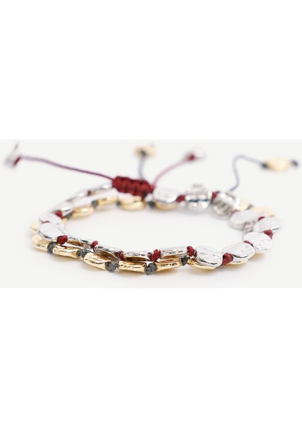 Gold ve Silver Detaylı Bileklik Seti fiyatları