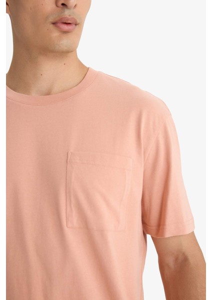 Bisiklet Yaka Penye Kısa Kollu Tişört F9767AX25SM indirimleri