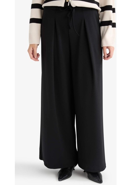 Wide Leg Krep Pantolon G1467AX25AU