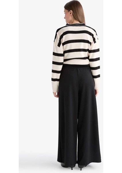 Wide Leg Krep Pantolon G1467AX25AU