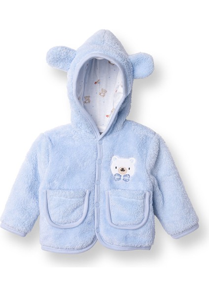 Erkek Bebek Yenidoğan Hırka Wellsoft Örme Uzun Kol