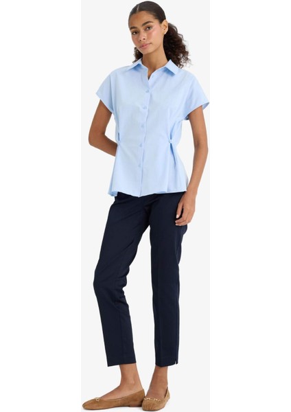 Sigaret Normal Bel Düz Paça Saten Pantolon fırsatları