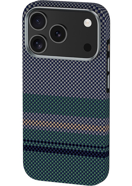 iPhone 17 Pro Max Uyumlu Kılıf M-Safe Şarjlı Karbon Fiber Benks Aurora Armorpro Kevlar Kapak Yeşil modelleri