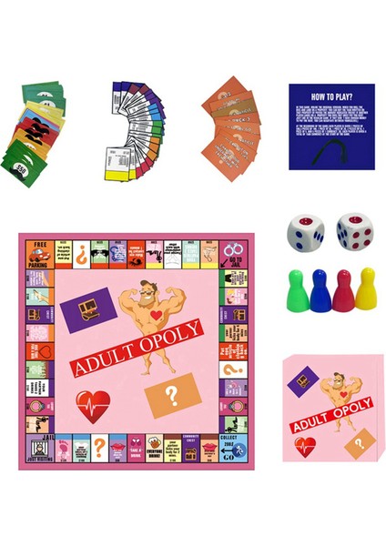 Pembe Tahta Oyunu Çiftler Ilişkiyi Geliştirmek Için Karton Aksesuarlar Kartı (Yurt Dışından)
