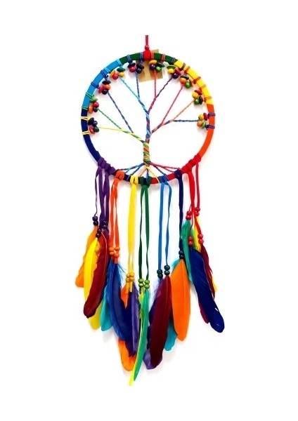 Yedi Çakra Düş Kapanı Duvar Süsü Hayat Ağacı