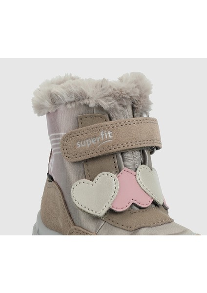 Bej Deri Kız Çocuk Outdoor Bot indirimleri