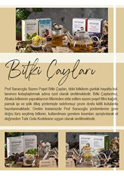 Prof. Saraçoğlu Şerbetçi Otu Bitki Çayı 20 Adet Soğuk İçecek Olarak Tüketim İçin Uygun fiyatları