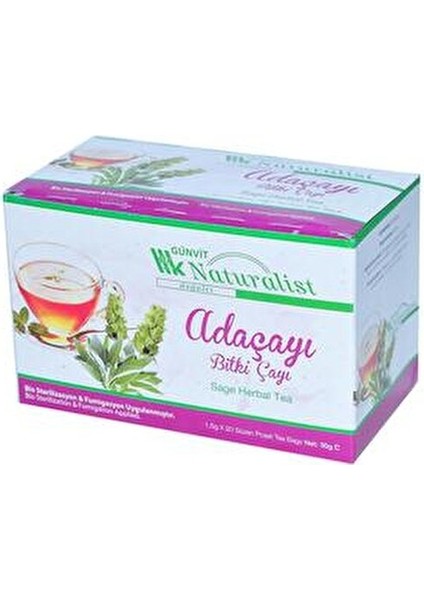 Adaçayı Bitki Çayı 20 Süzen Poşet Vitamin fırsatları