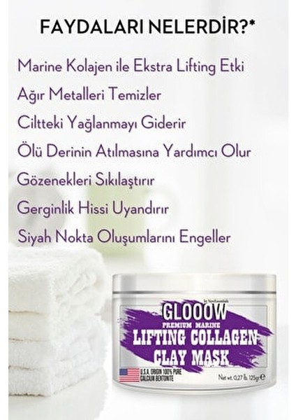 Kolajen Toz Maske 125 gr Sıkılaştırıcı ve Arındırıcı Etki Tüm Cilt Tipleri için fiyatları