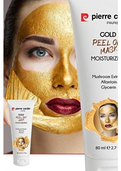 Soyulabilir Altın Yüz Maskesi 75 ml Gliserin ve Mantar Özlü Nemlendirici