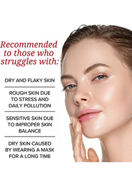 Skin Solution Peptide Mask 1 Adet Onarıcı Etkili Kağıt Maske Tüm Cilt Tipleri için