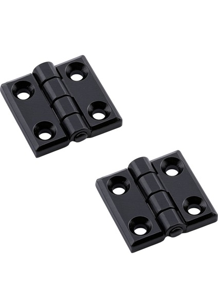 Siyah Metal Mini Yaprak Menteşe 30X30MM Dayanıklı Mobilya Kapı Dolap Çekmece Kapak Aksesuar Bağlantı