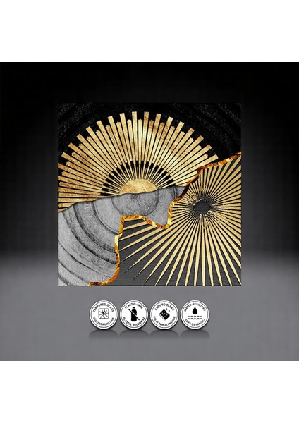 :temperli Cam Kare Tablo, Cam Tablo, Uv Baskı, CTT011