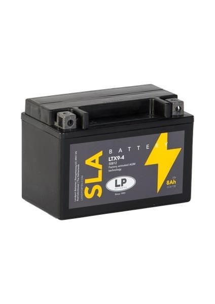 Lp Ltx9-4 Sla (Ytx9-Sla) Hazır Akü 12V 8A Cca 135/L:150 /w:87 /H:105
