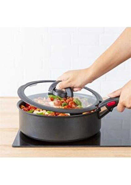 Ingenio 20 cm Siyah Cam Kapak Yedek Parça Dayanıklı Malzeme ile fırsatları