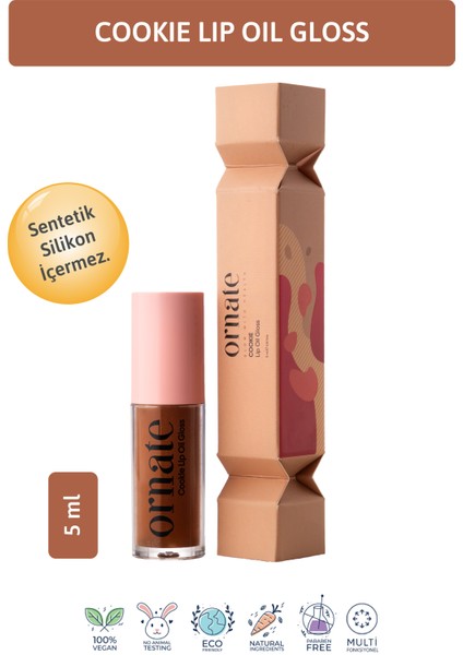 Cherry Lip Oil Gloss | Dolgunlaştırıcı & Nemlendirici & Parlatıcı Dudak Yağı / Cherry 5 ml