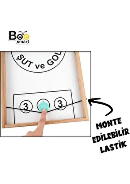 Şut ve Gol Eğlenceli Kutu Oyunu 4 Yaş ve Üzeri için Hız ve Refleks Geliştirir