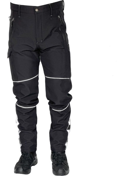 Softshell Motorcu Pantolonu Siyah – Kışlık Su Rüzgar Geçirmez Reflektörlü (Yeni Yasaya Uygun) fiyatları