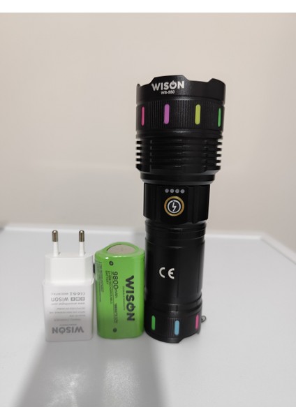 Wıson WS-550 30w 3000 Lümen Zoomlu Profosyonel El Feneri modelleri