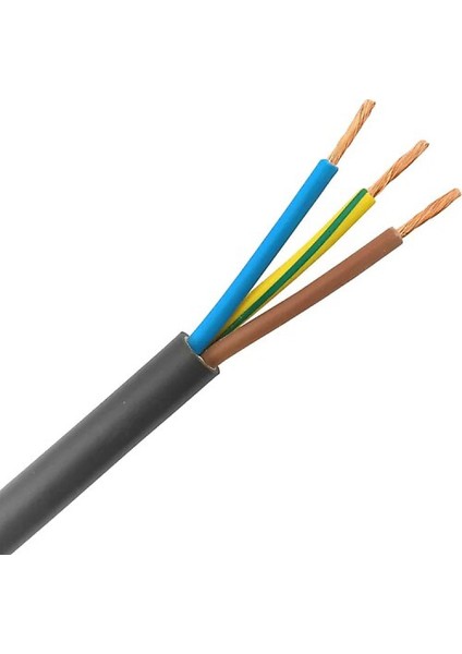Seval H05VV-F 4x6 ,kesit 6mm² 4-Damar/çok Telli 1mt Ttr Kablo