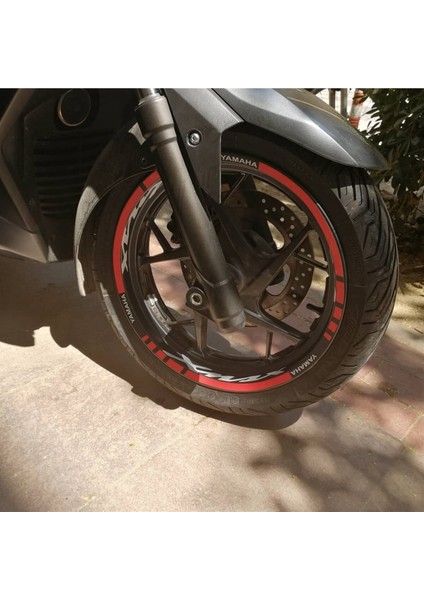 Yeni Özel Motosiklet Jant Şeridi Xmax Jant Şerit Sağ-Sol/ön-Arkasticker Etiket Modeli