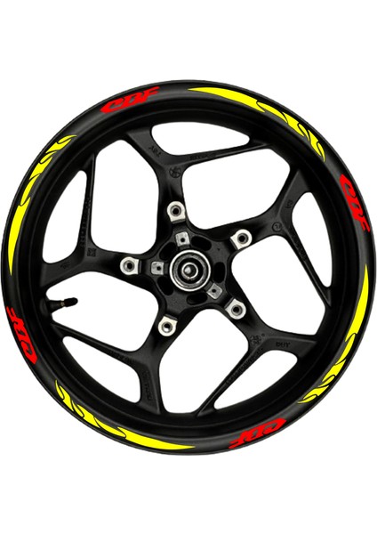 Cbf Kırmızı Yazılı Sarı Pençe Şeritli