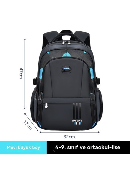 Yeni Ortaokul ve Lise Öğrencileri Çocuklar Için Büyük Kapasiteli Sırt (Yurt Dışından)
