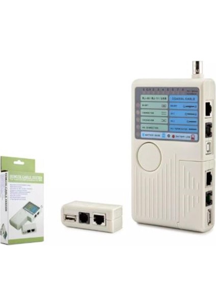 HDX6505(4725) Kablo Tester Cihazı RJ11/RJ45/USB/BNC fiyatları