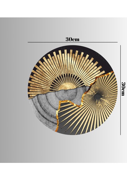 :temperli Cam Daire Tablo, Cam Tablo, Uv Baskı, CTT011