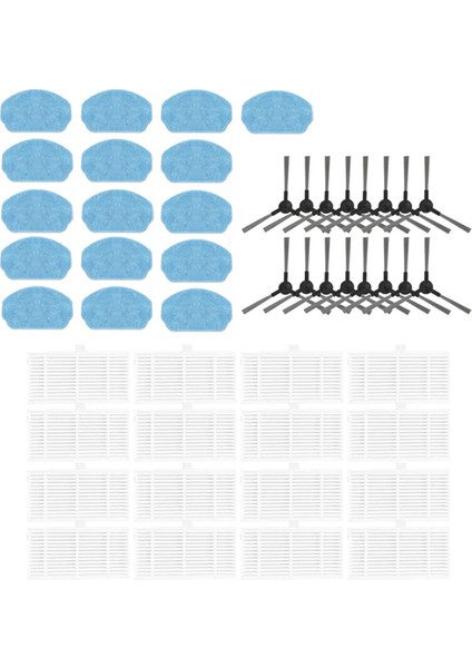 Kabum Smart 100 Robot Için Vakum Temizleyici Yan Fırça Hepa Filtre Mop Bez Aksesuarları Yedek Yedek Parçalar (Yurt Dışından)