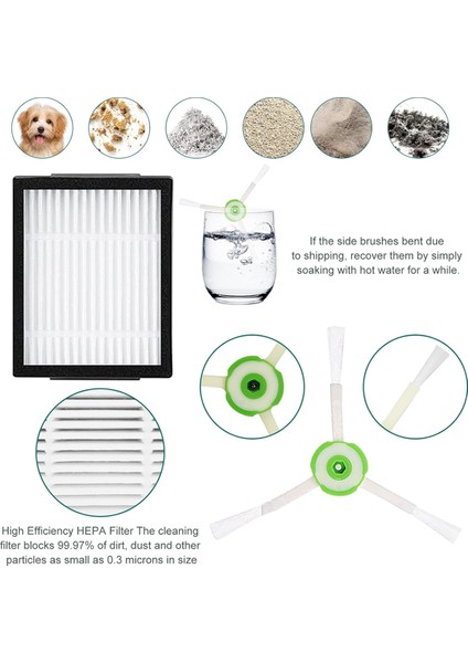 Irobot Roomba Combo J7+/plus Robot Vakum Süpürücü, Çok Yüzeyli Kauçuk Silindir Fırçası Için Uyumlu Yedek Parçalar (Yurt Dışından) fiyatları